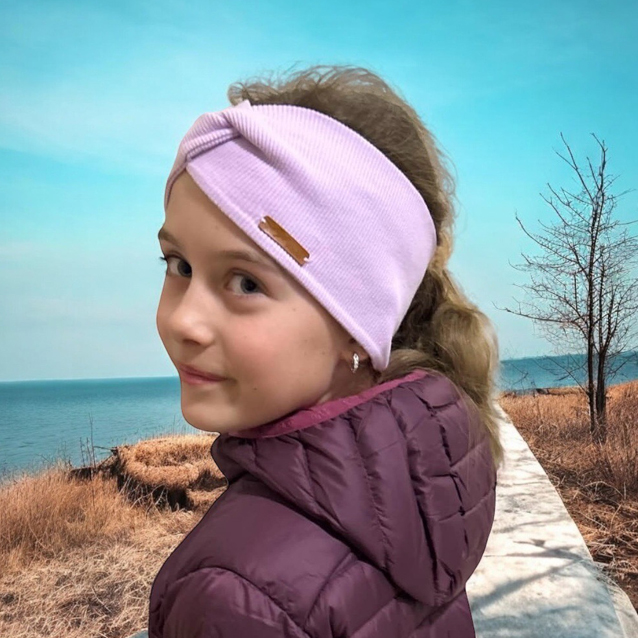 Tweens, bavlnená čelenka z vrúbkovaného materiálu