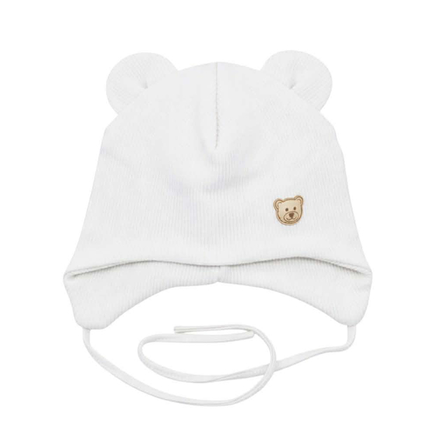 Domka, kojenecká čiapka na viazanie