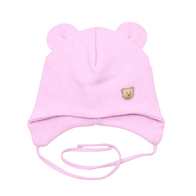 Domka, kojenecká čiapka na viazanie