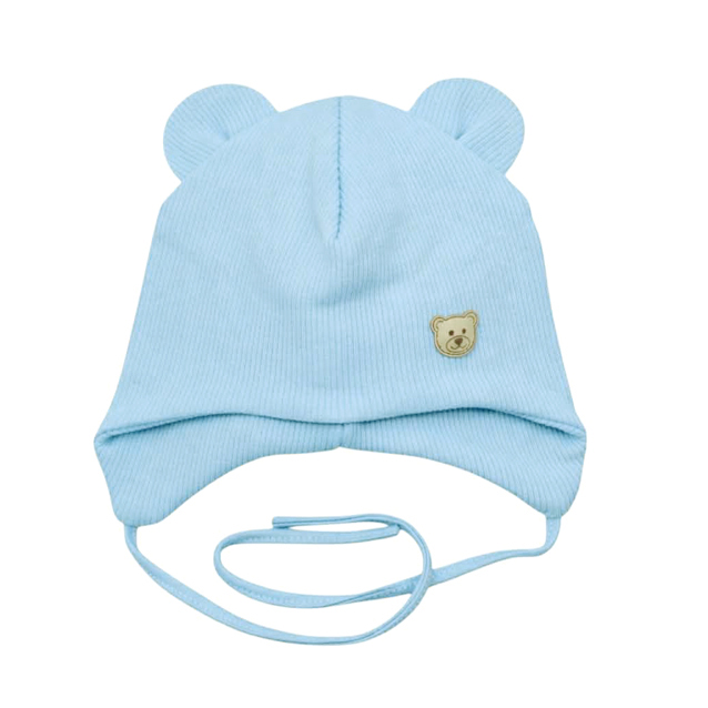 Domka, kojenecká čiapka na viazanie