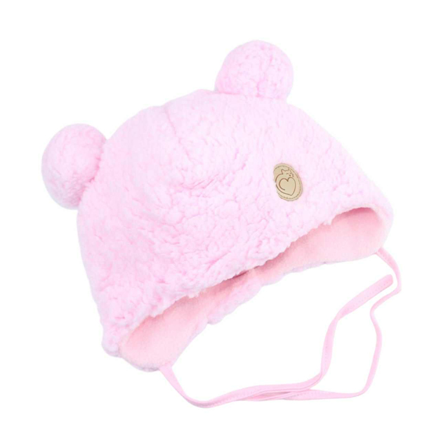 Ruby, zimná čiapka Rada, zo sherpa flísu, na viazanie