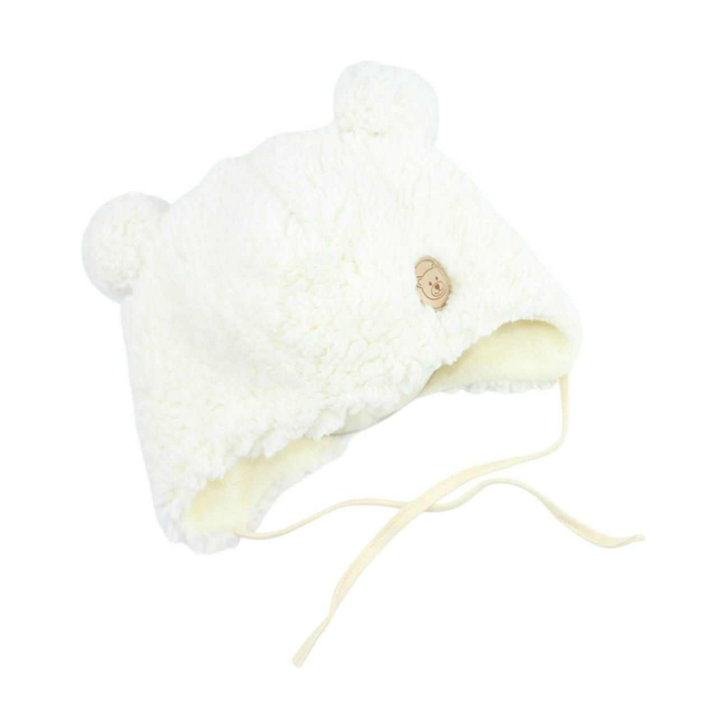 Ruby, zimná čiapka Rada, zo sherpa flísu, na viazanie