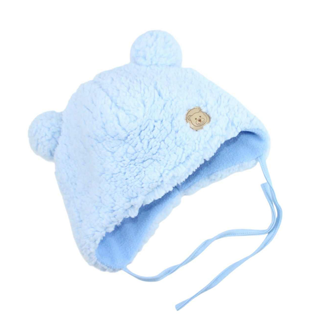 Ruby, zimná čiapka Rada, zo sherpa flísu, na viazanie