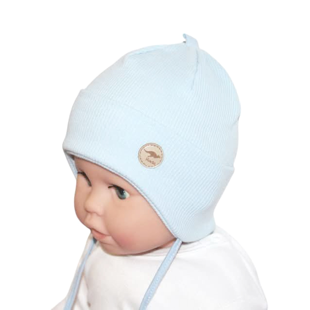  Dodo, novorodenecká čiapka na viazanie