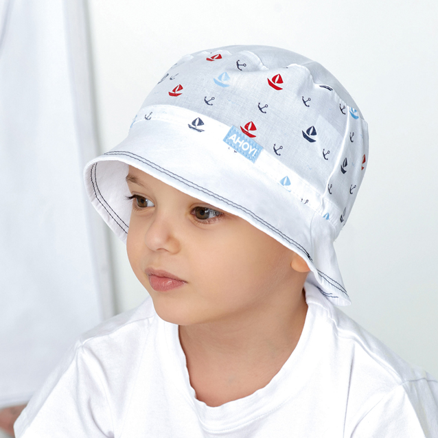 Bavlnený klobúk na leto Ajs 50,52,54 cm