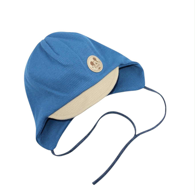 Bobik, bavlnená čiapka z rebrovaného materiálu so šiltom