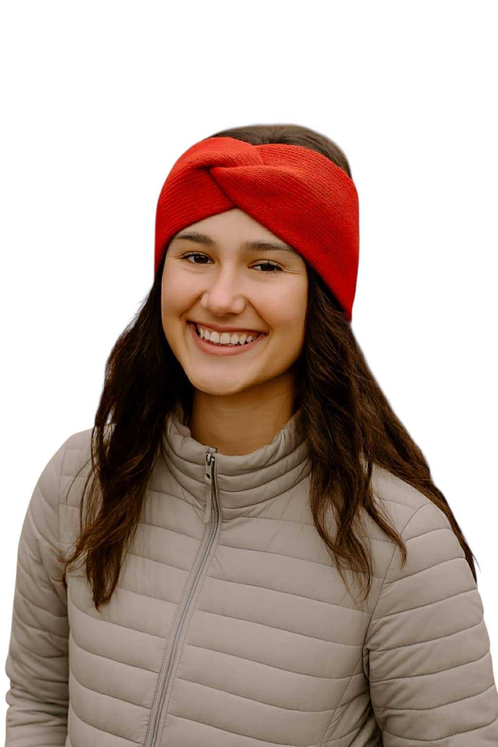 Dámska čelenka na zimu