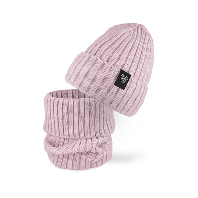 Dievčenská súprava na zimu s nákrčníkom Ajs, 54-56 cm