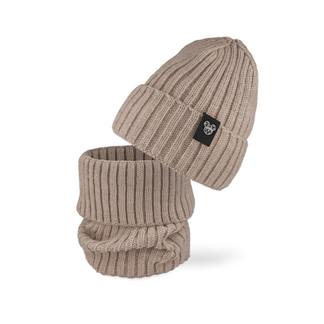 Dievčenská súprava na zimu s nákrčníkom Ajs, 54-56 cm