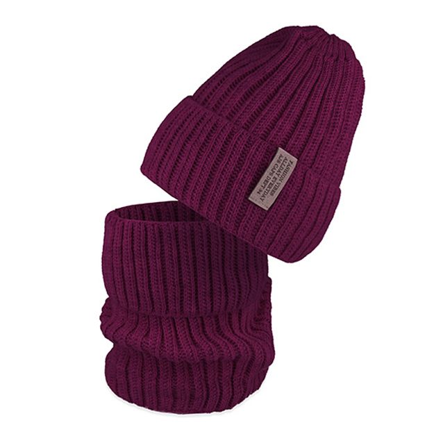 Dievčenská a dámska súprava na zimu s nákrčníkom Ajs, 54-56 cm