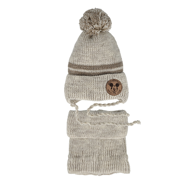 Detská súprava s nákrčníkom na viazanie 46-50 cm