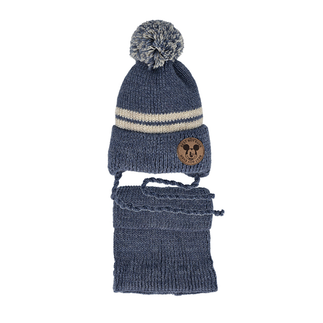 Detská súprava s nákrčníkom na viazanie 46-50 cm