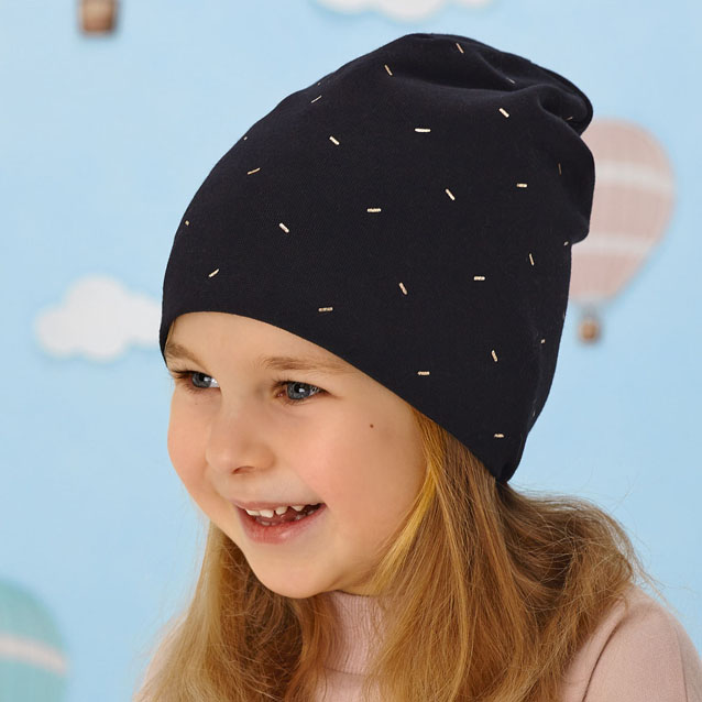 Dievčenská a dámska bavlnená prechodná čiapka 