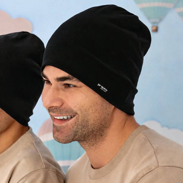 Pánska bavlnená prechodná čiapka 56-58 cm