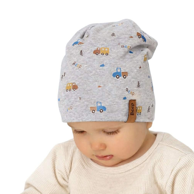 Obojstranná detská čiapka 48-50 cm 